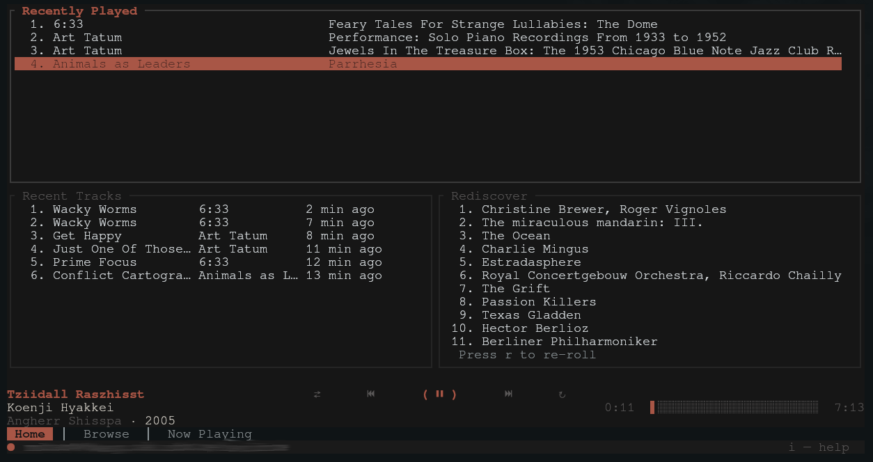 UI customization home