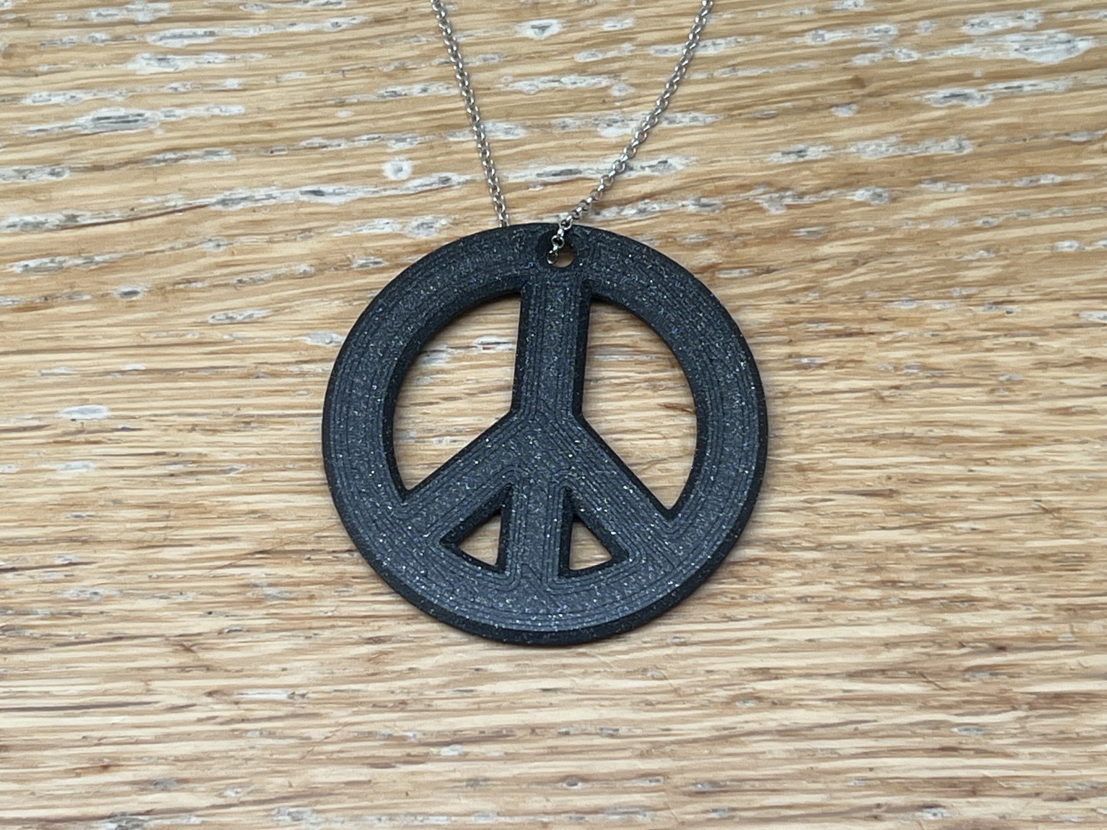 Peace sign pendant