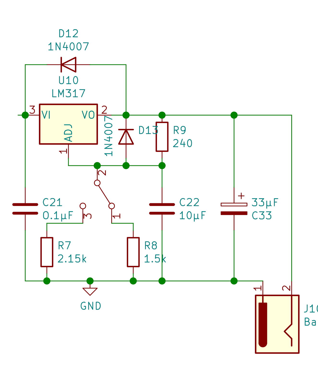 9-12V ouput schematic