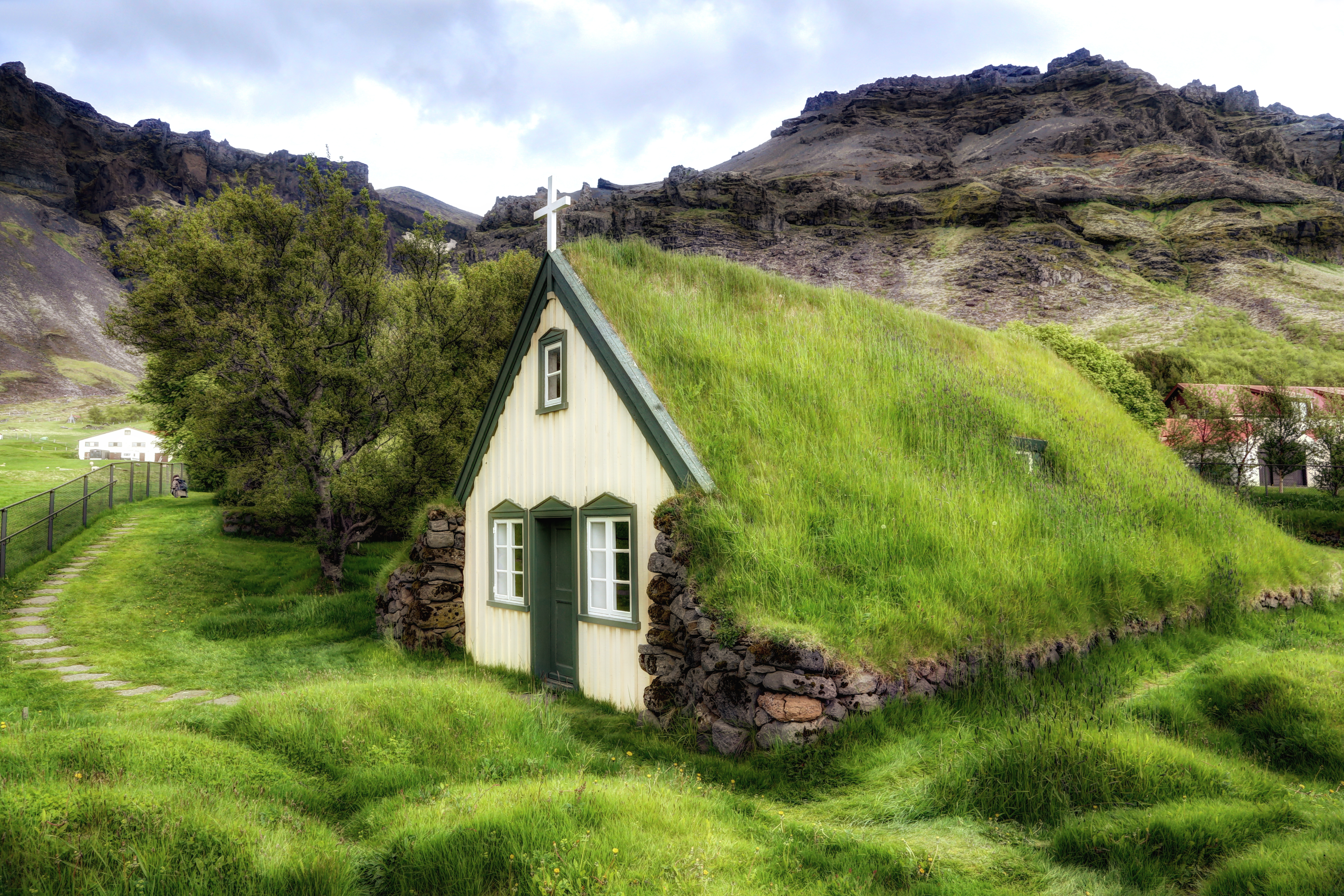 Anime Church Countryside Hdr Iceland Mountain  Gaming Mat Desk 2770 - Picture 1 of 1