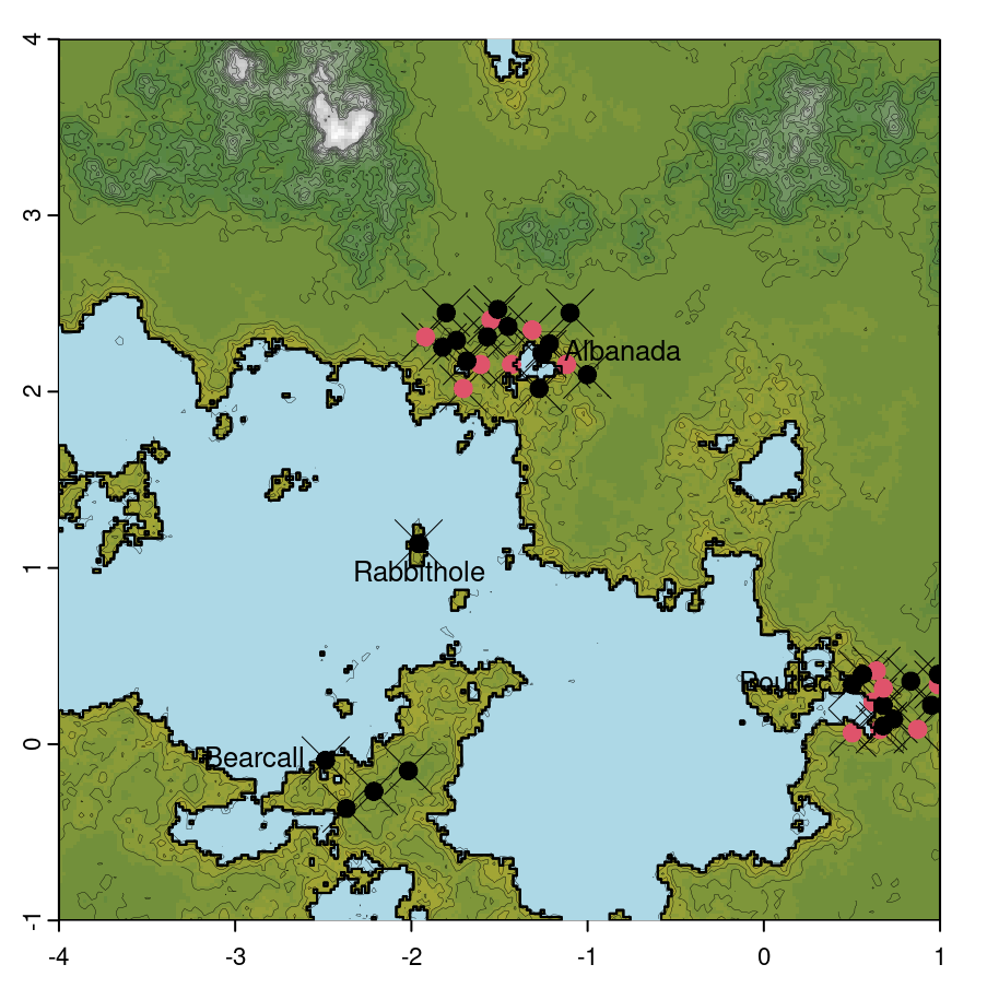 Map of rabbithole