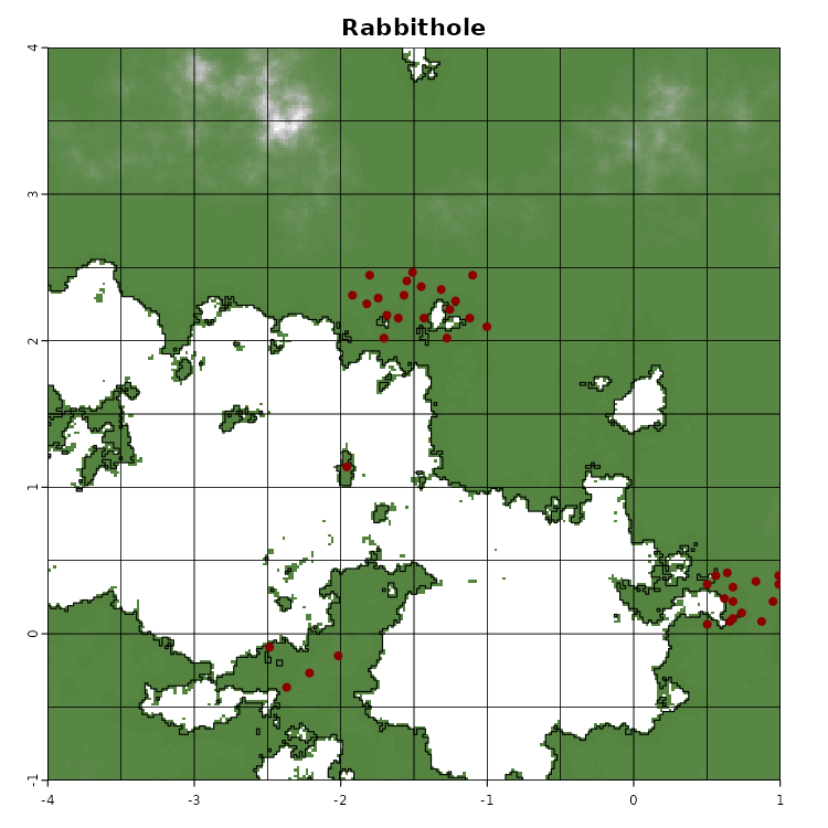 Map of rabbithole with square