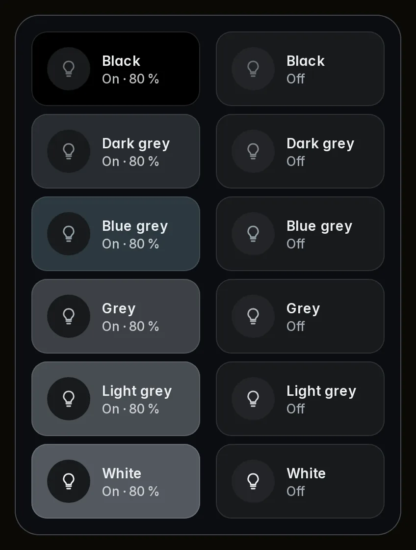The same ladder on Volt in dark mode