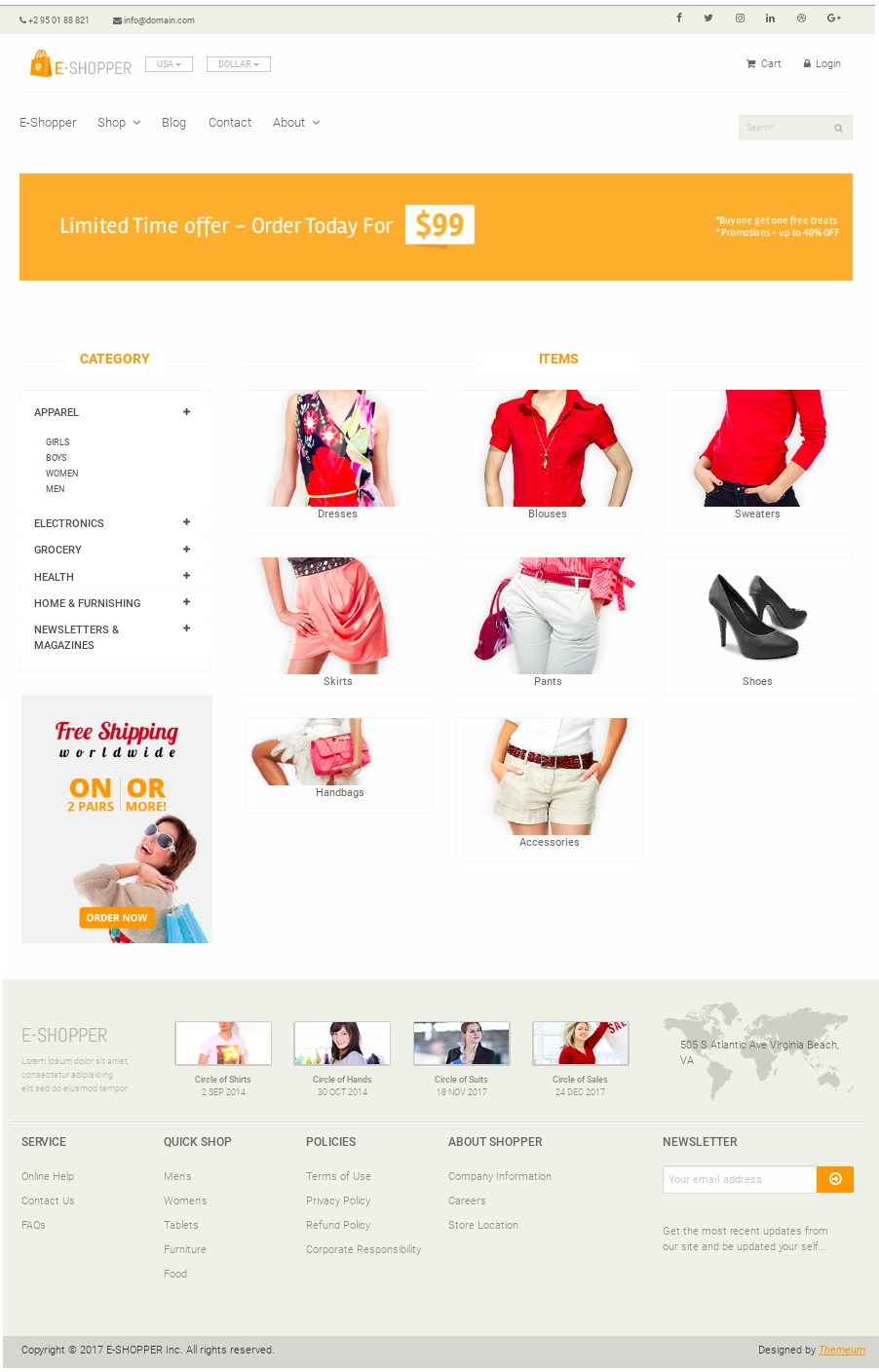 products page