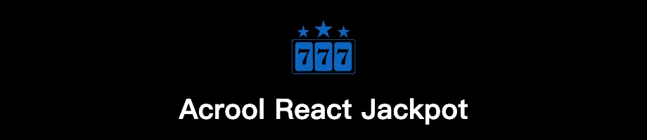 Acrool React Jackpot Logo