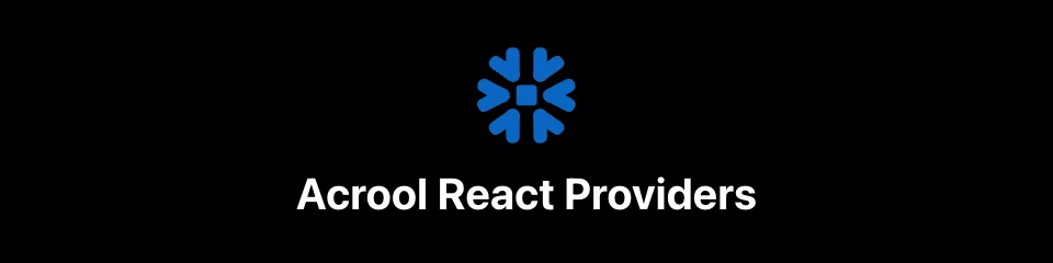 Acrool React Providers Logo