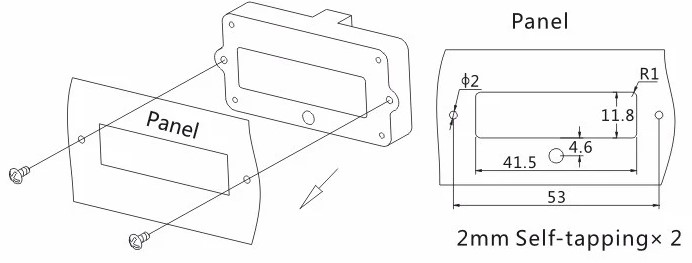 BW-LY4 Panel Dimensions