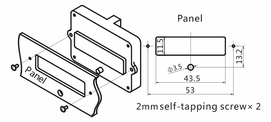 BW-LY5 Panel Dimensions