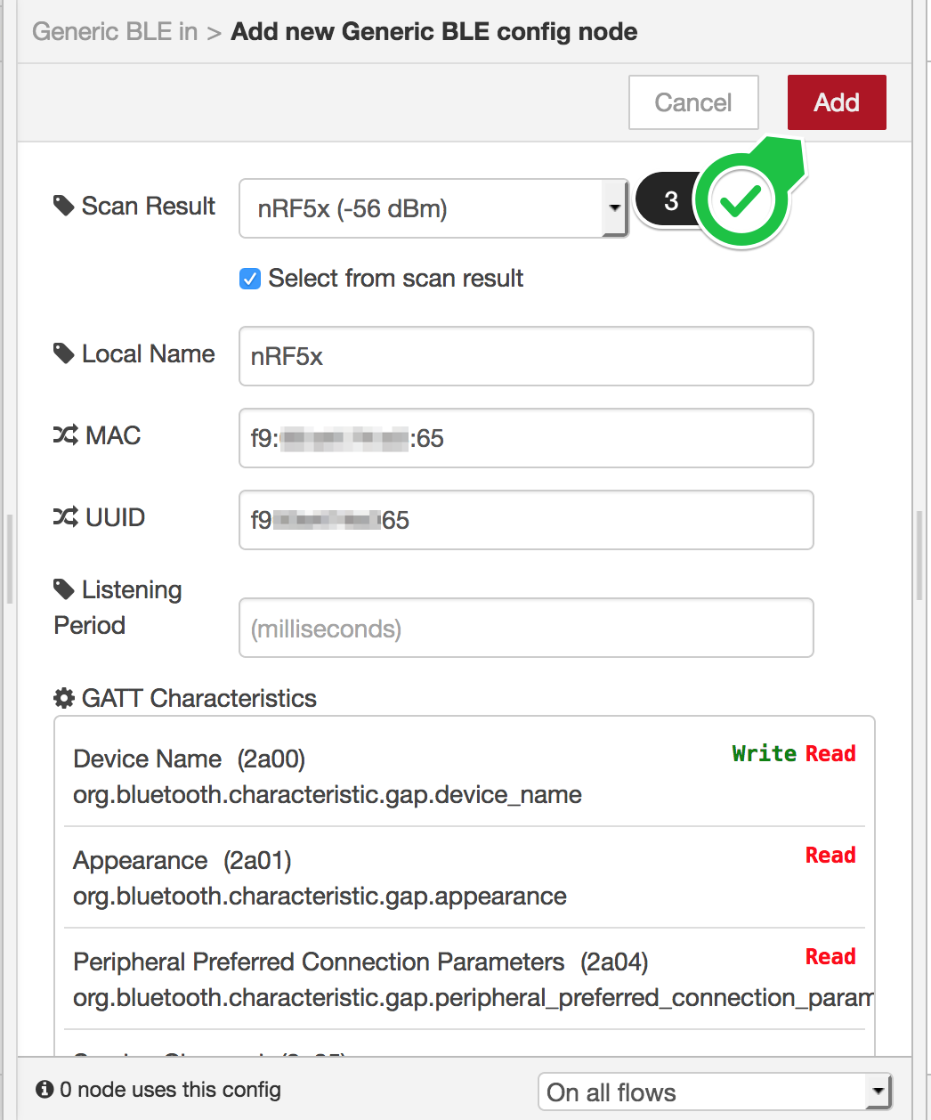 ble config node