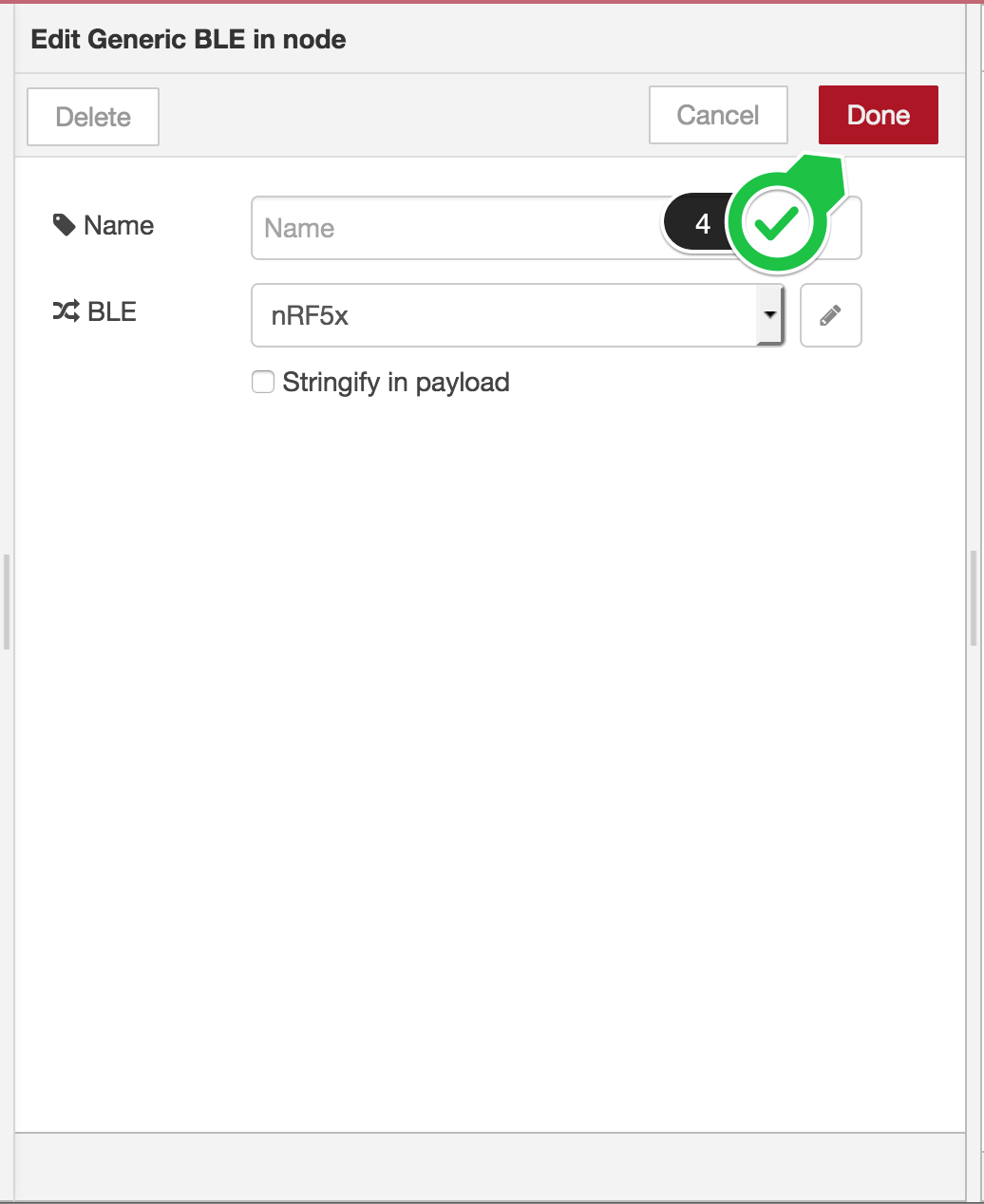 ble config node