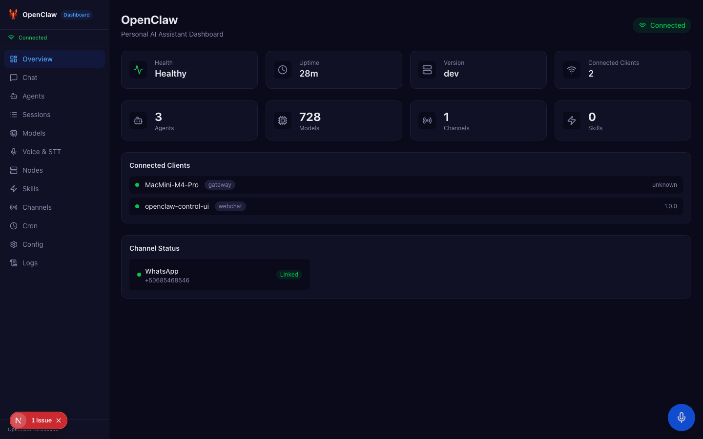 Dashboard Overview