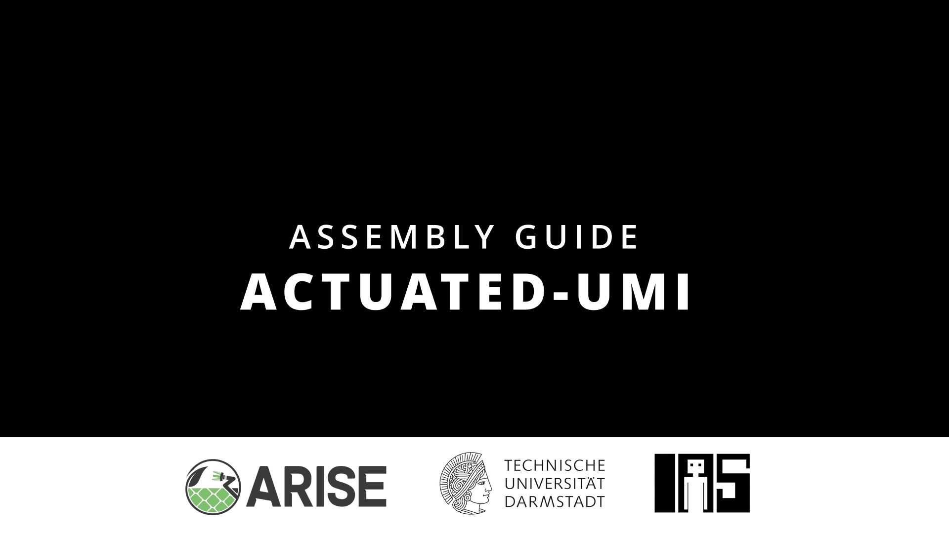 Assembly Guide ACTUATED-UMI