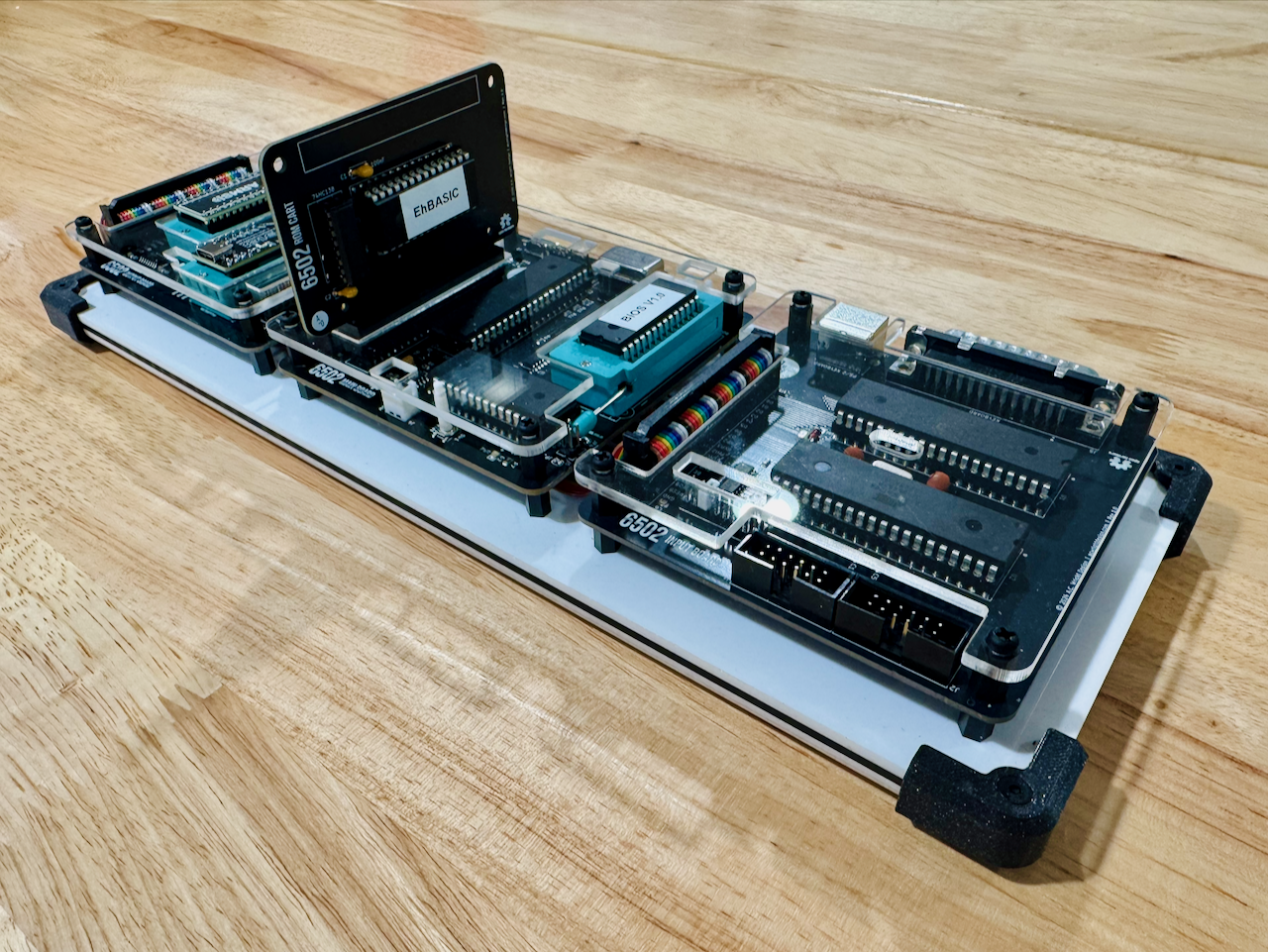 6502 Output Board, from the project README