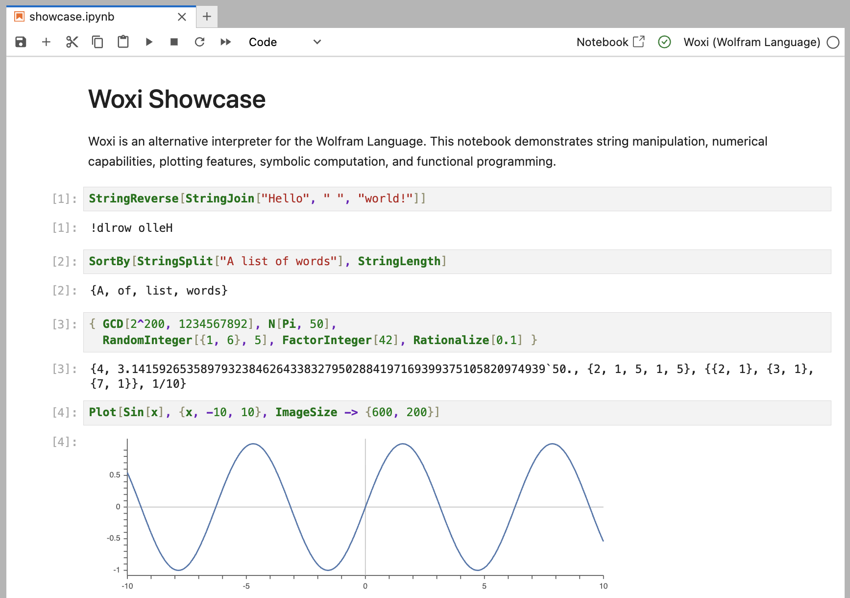 Jupyter Screenshot