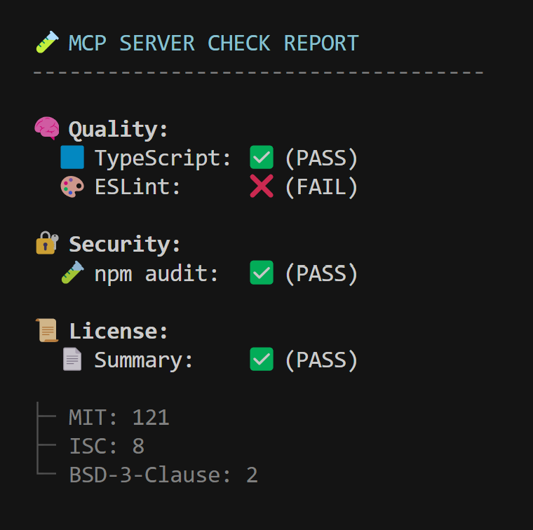 MCP Checker Demo