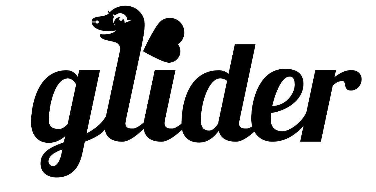 Glider word logo