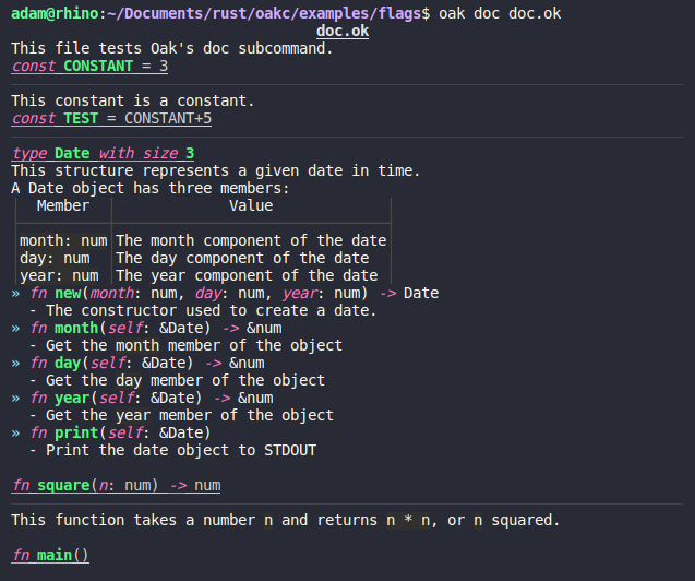 Documentation Example