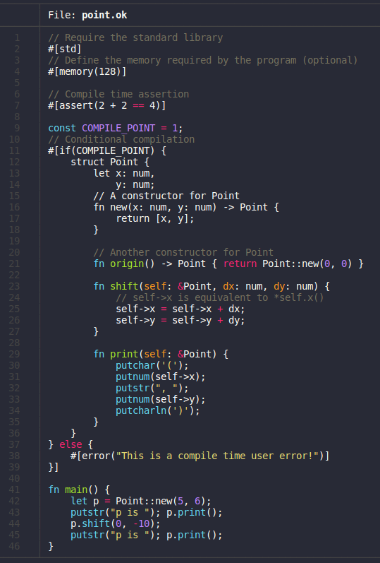 Syntax Example