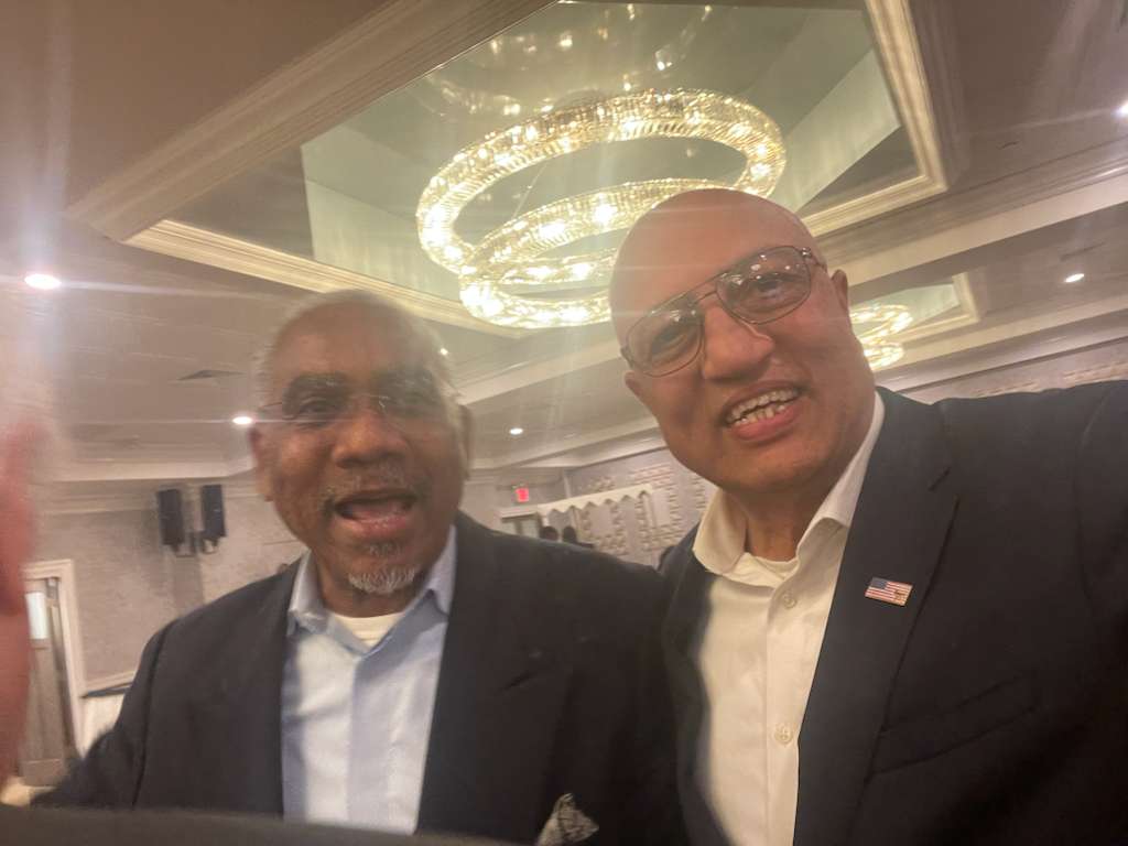 With Queens Democrat Chairman Gregory Meeks