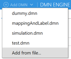 DMN Simulator Add DMN