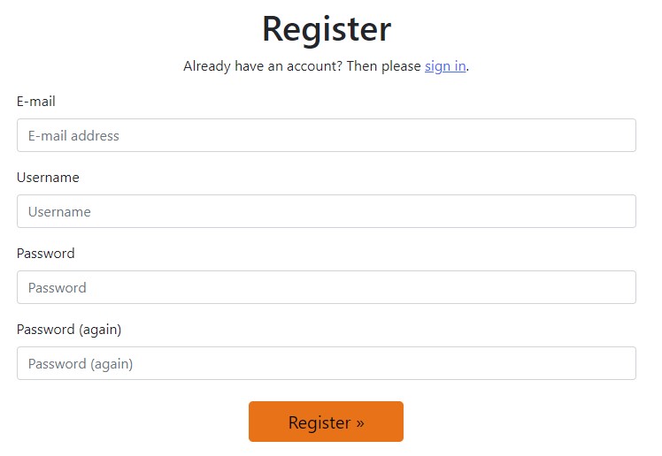 register screenshot
