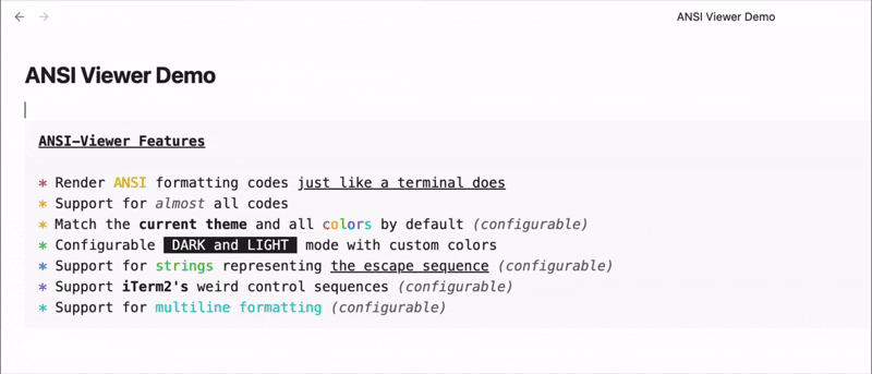 Gif of features being demonstrated