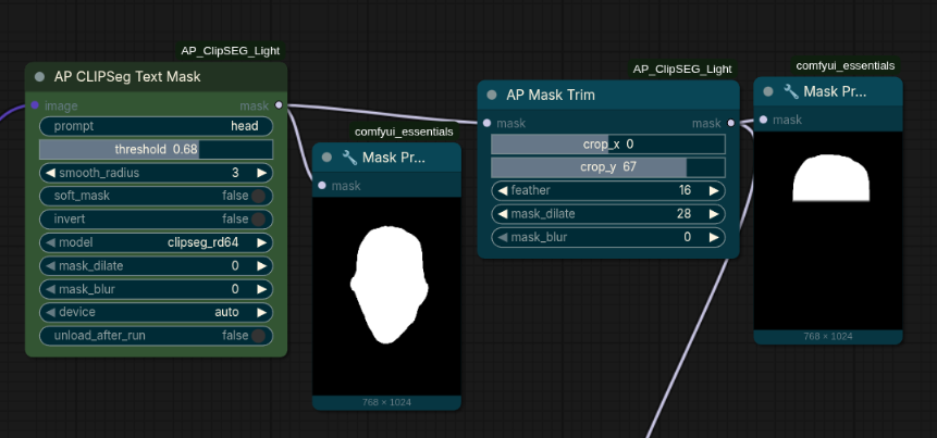AP Mask Trim node