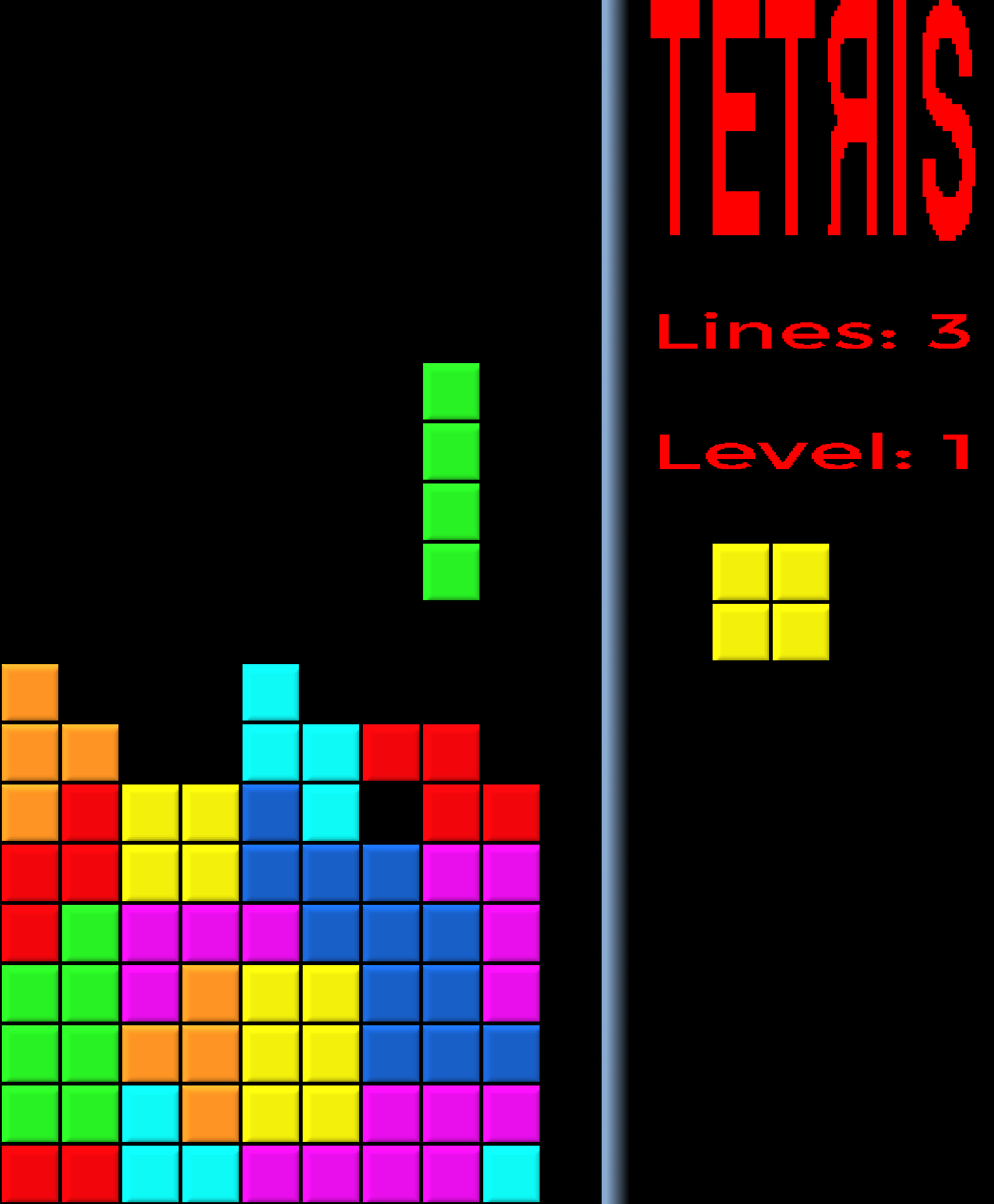 Tetris gameplay