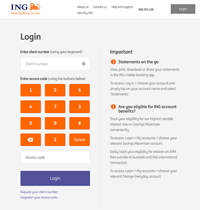 ING Login