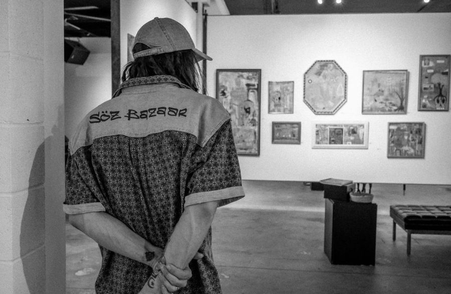 Adam Toksöz at the gallery