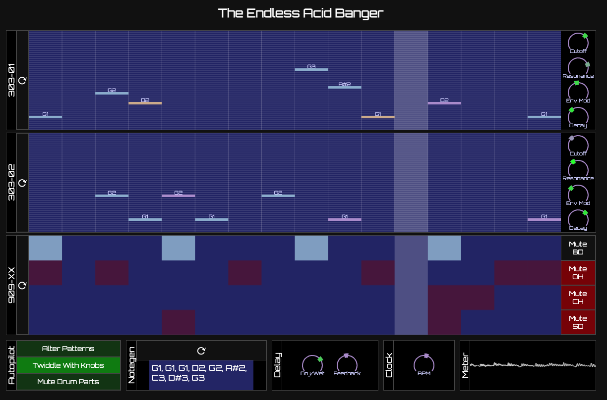 Acid Banger browser remix tool