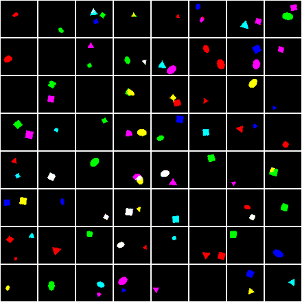 multi-dSprites samples