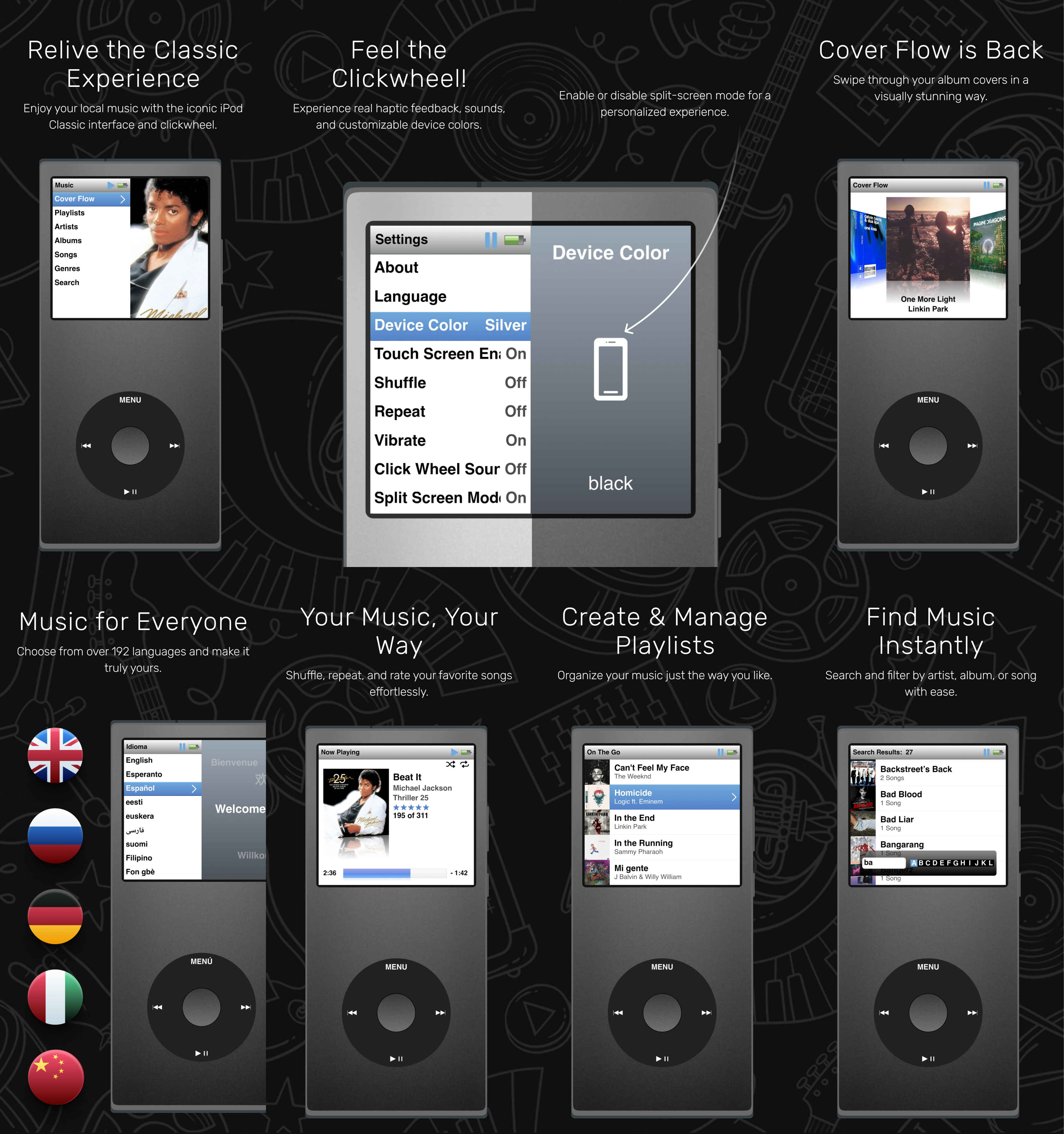 Classipod App Screenshots