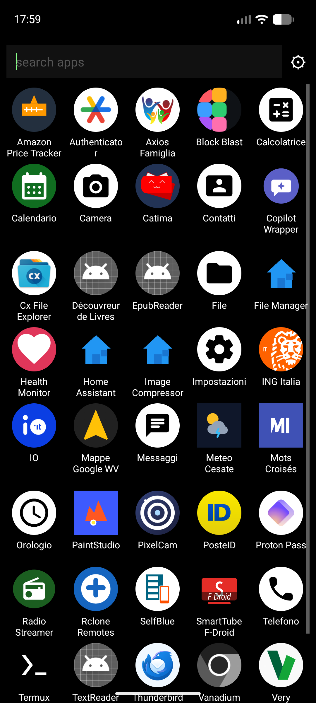 MiniLauncher screenshot