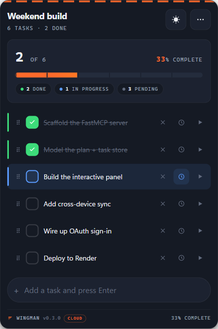 Live status