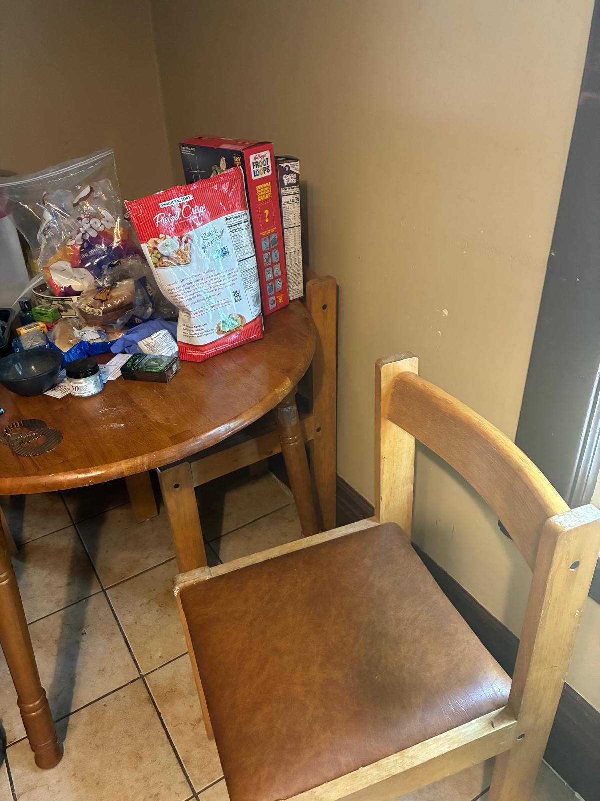 Dining furniture removal