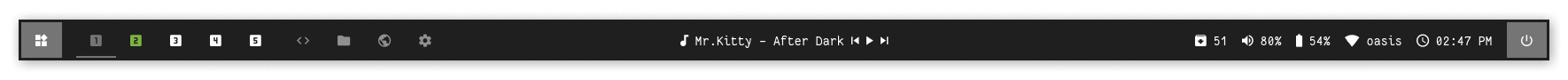 Polybar Themes screenshot 1