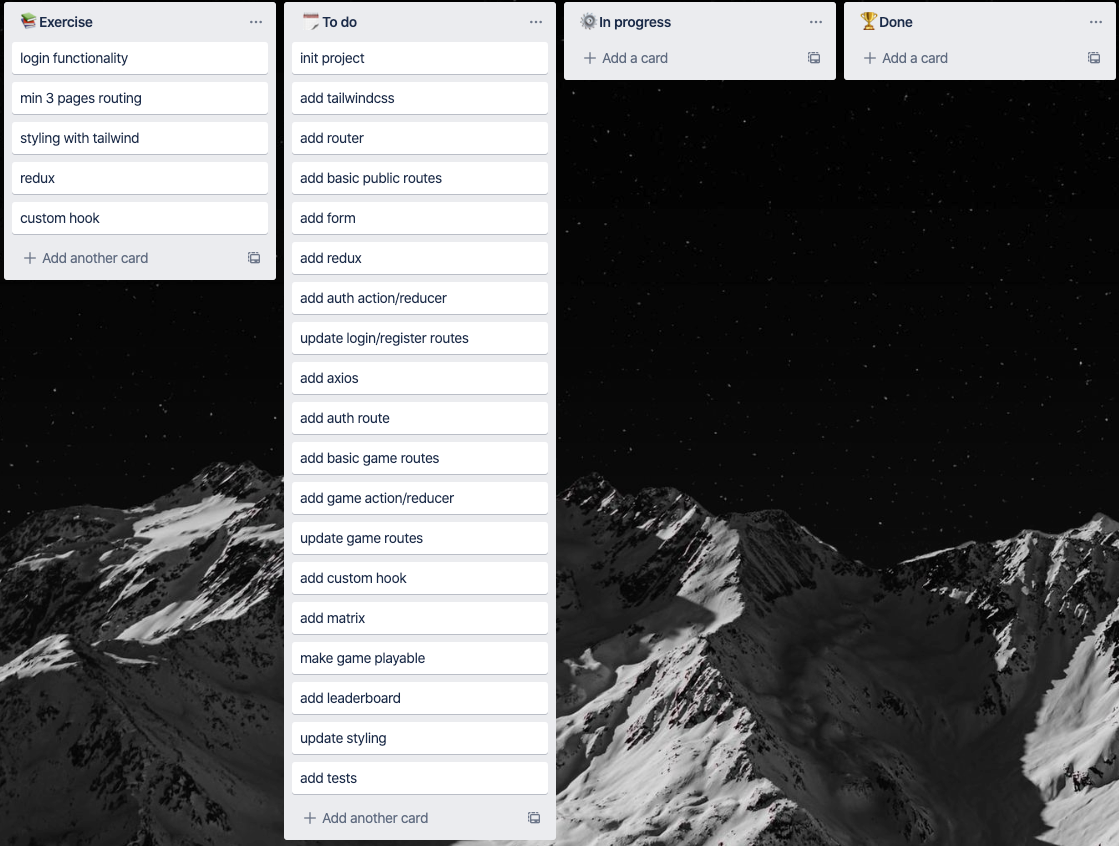 Trello before