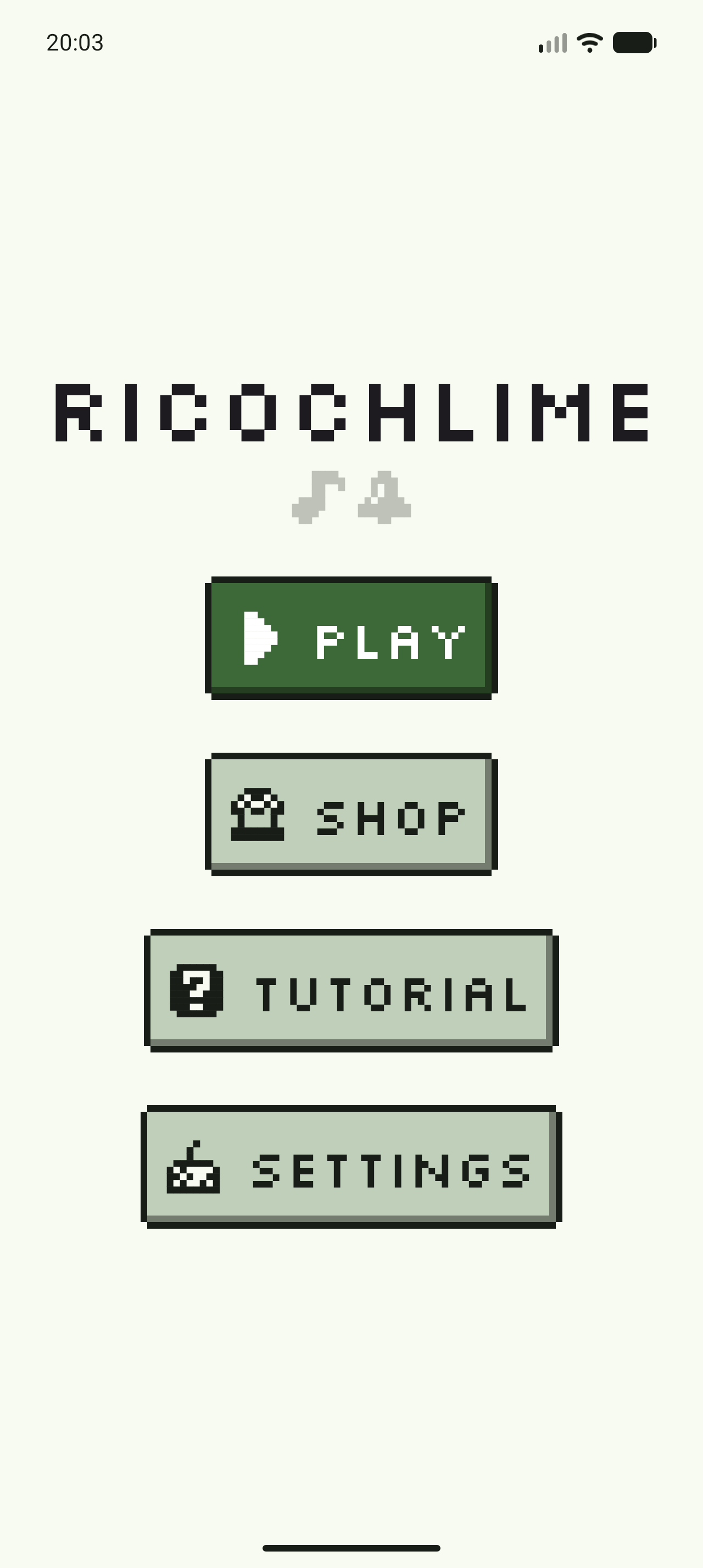 Screenshot 1 of Ricochlime — opens full size