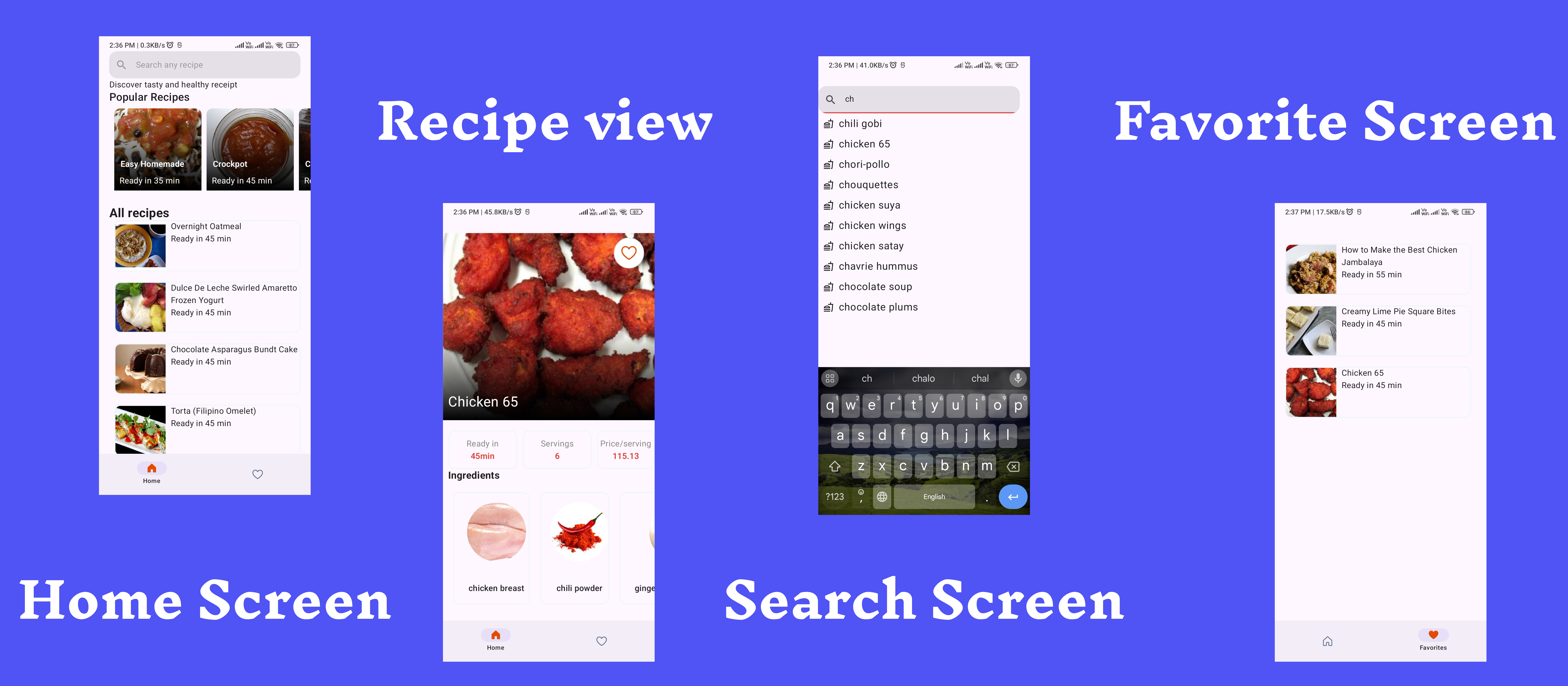 Main App Screen Shorts