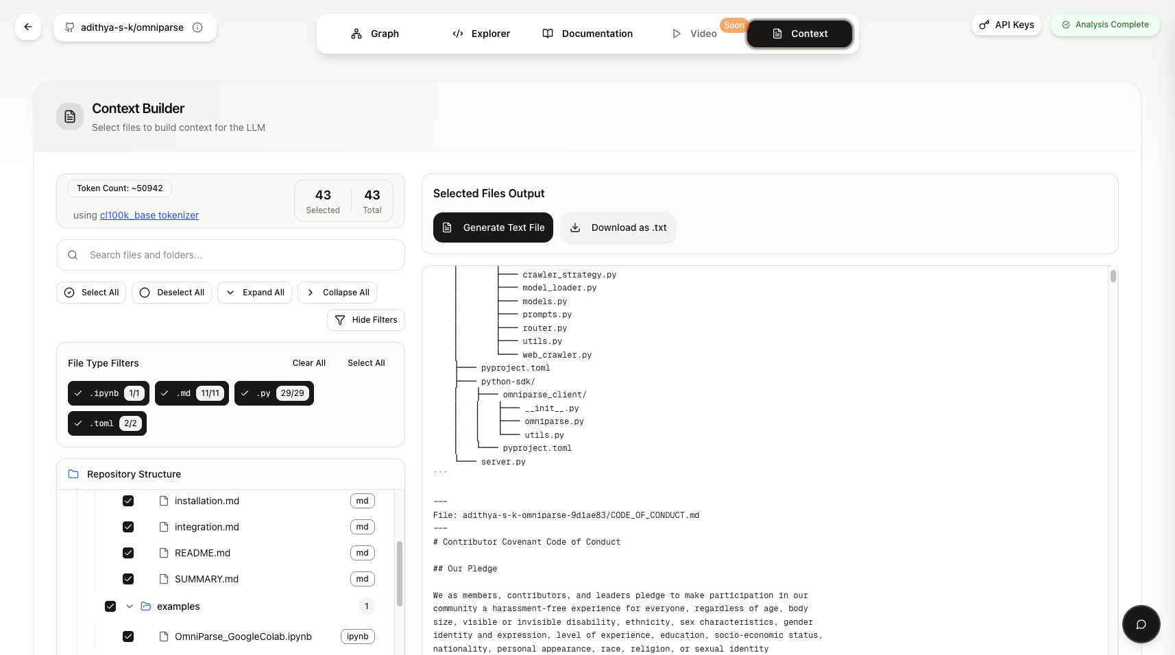 LLM Context Builder