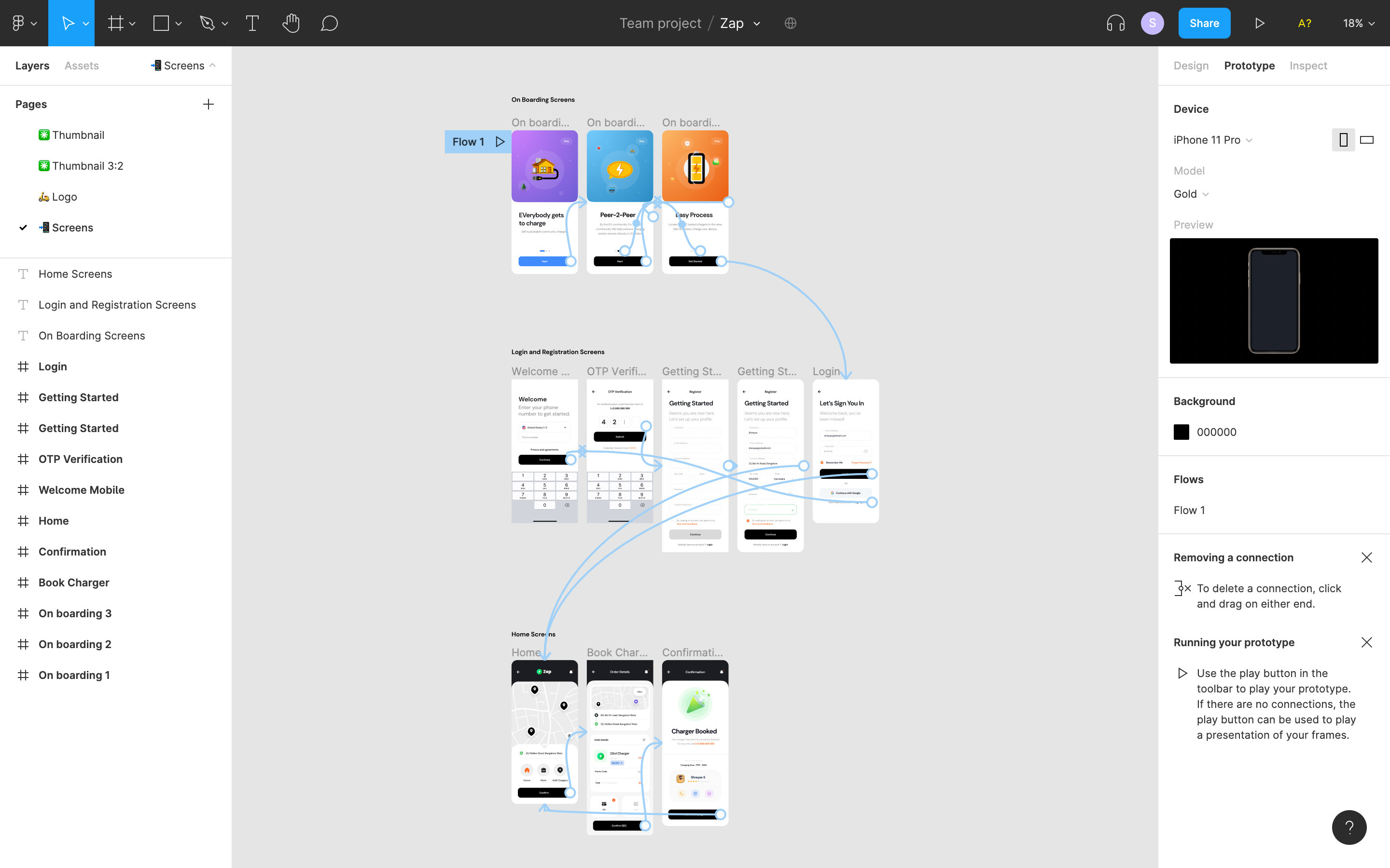 Zap Figma Screen