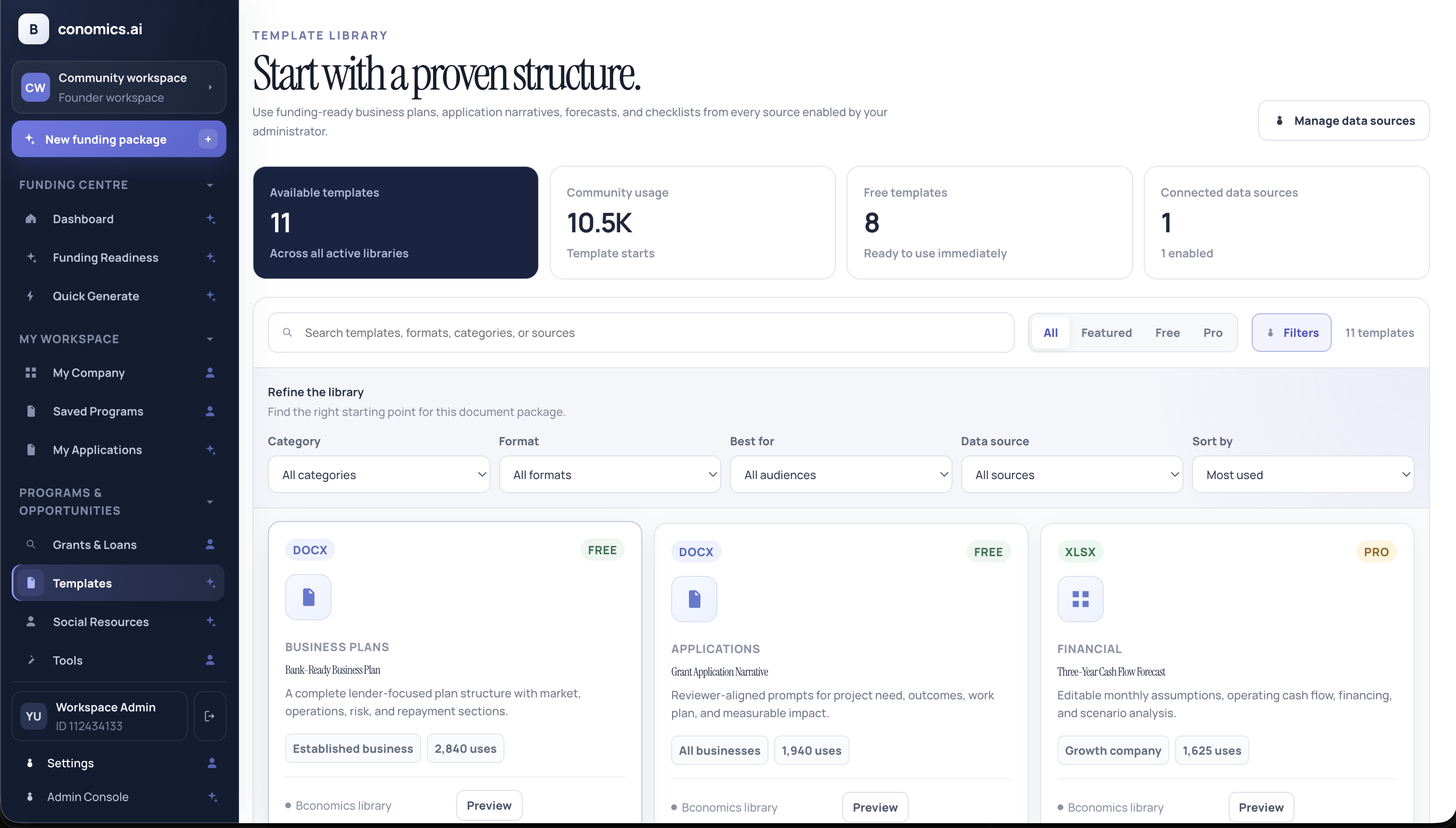 Tools page