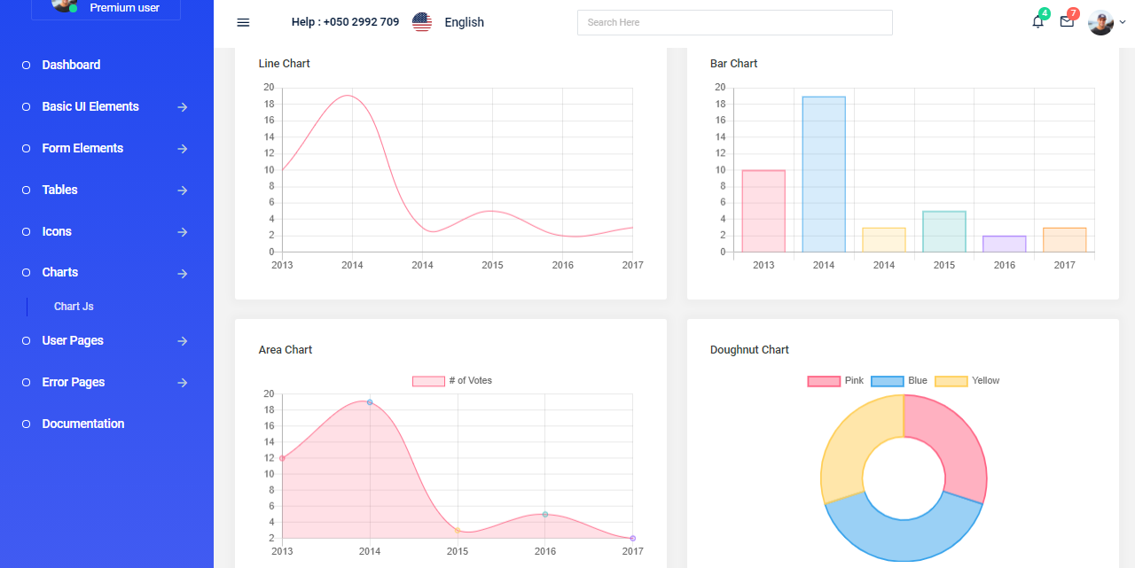 Star Admin React - Open-source React Template.