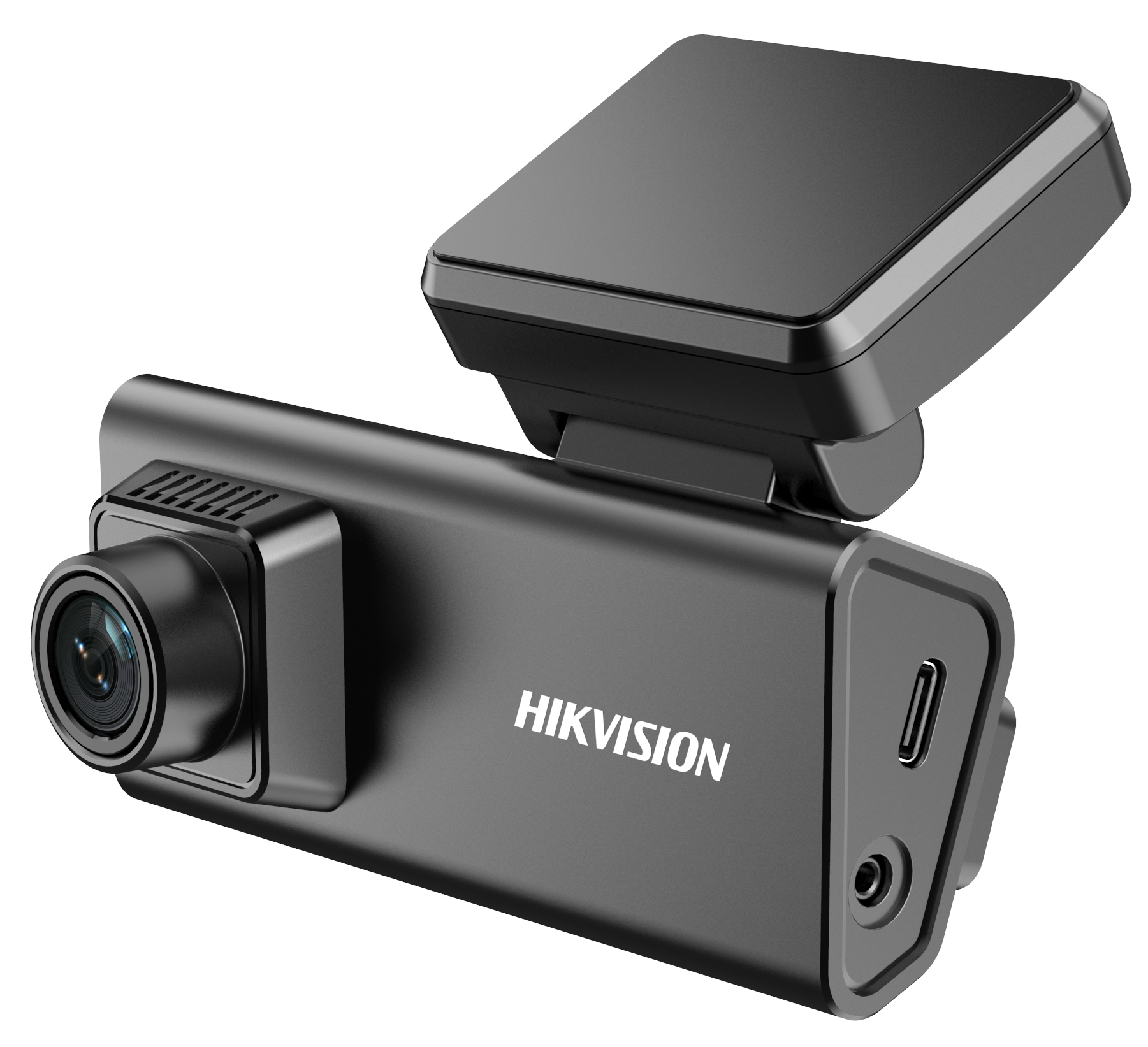 HIKVISION V300 front view - lens and GPS module visible