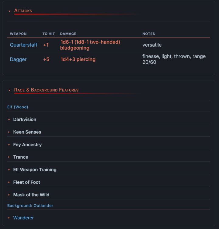 Attacks and race and background features