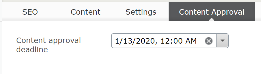 Enable approval sequence deadline