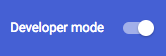 Developer mode