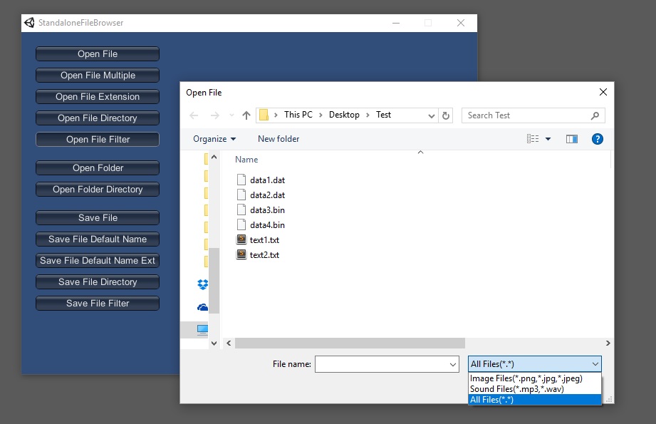 UniStandaloneFileBrowser (com.gkngkc.usfb) | OpenUPM Unity Package ...