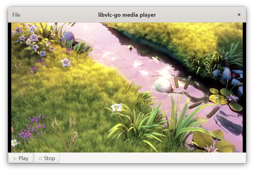 libvlc-go GTK 3 media player example